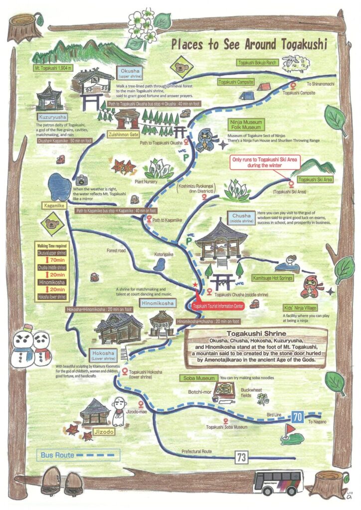 Togakushi Village Map