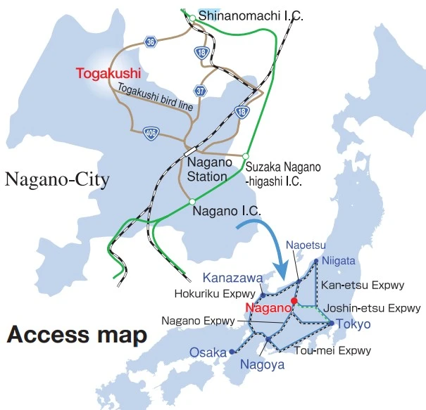 driving to Togakushi